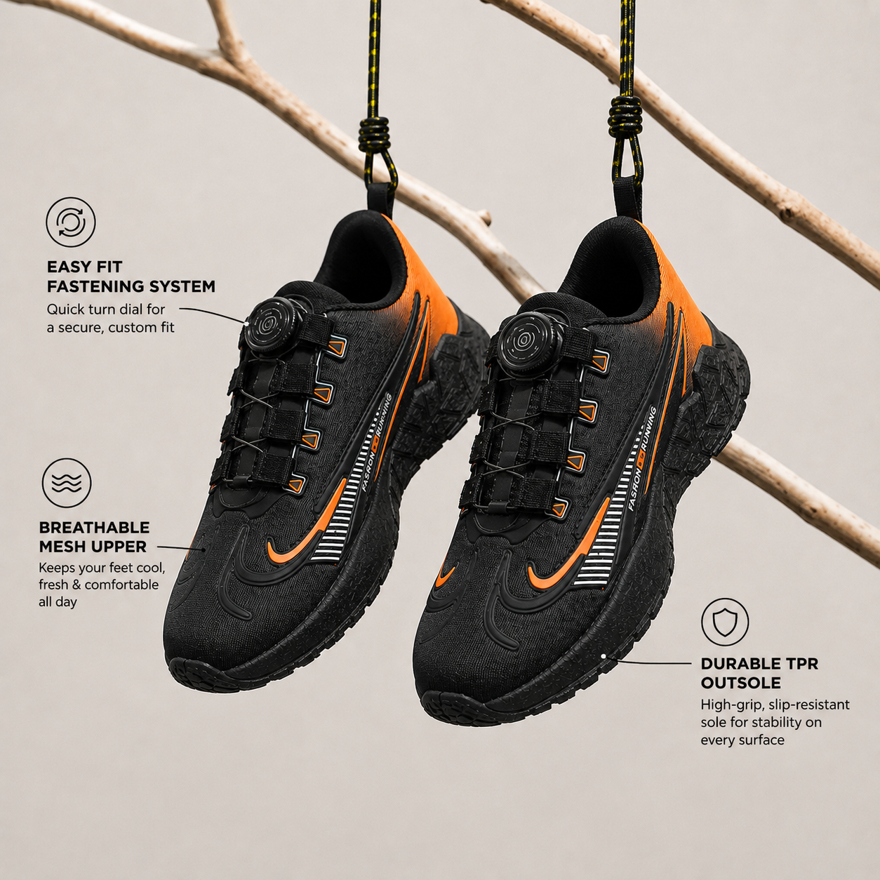 Hunter : Premium Dial Lace Shoes