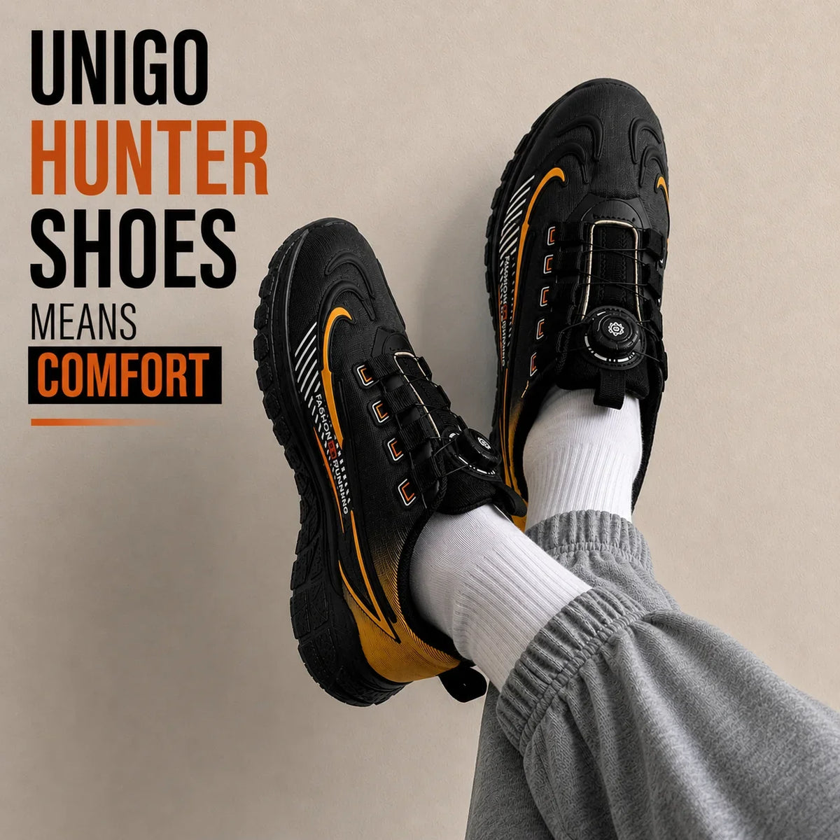 Hunter : Premium Dial Lace Shoes