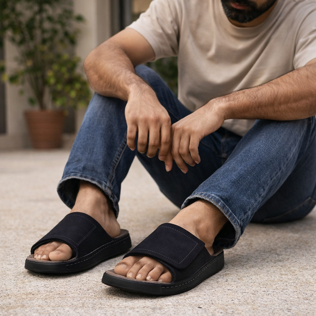 Velar : Premium Suede Sandal