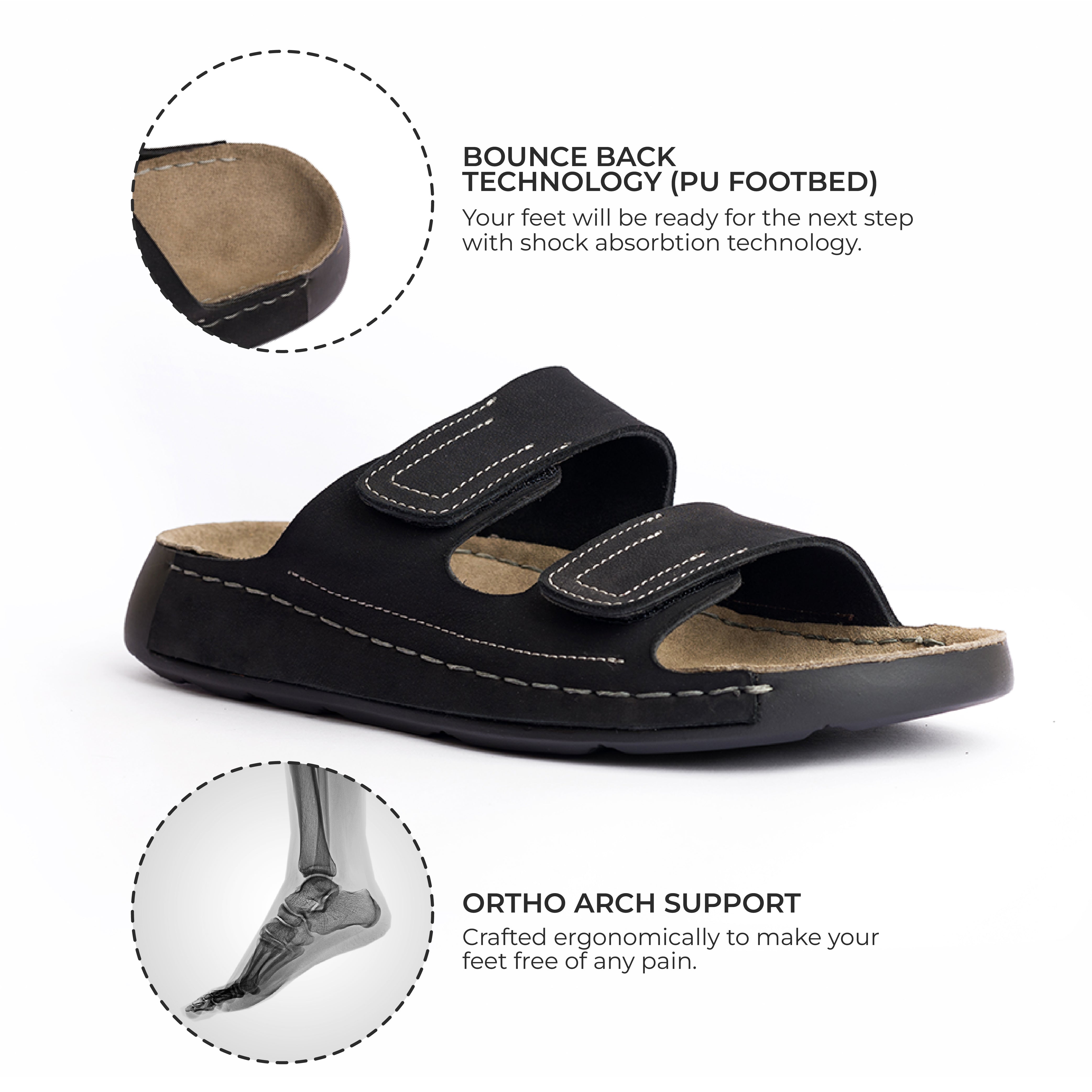 Cosmos: Luxe Suede Sandals