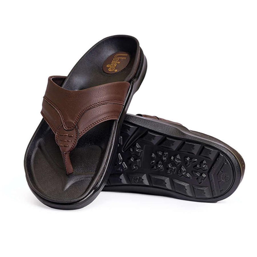 Unigo - Stylish Leather Chappals for Modern and Hustling Men of India
