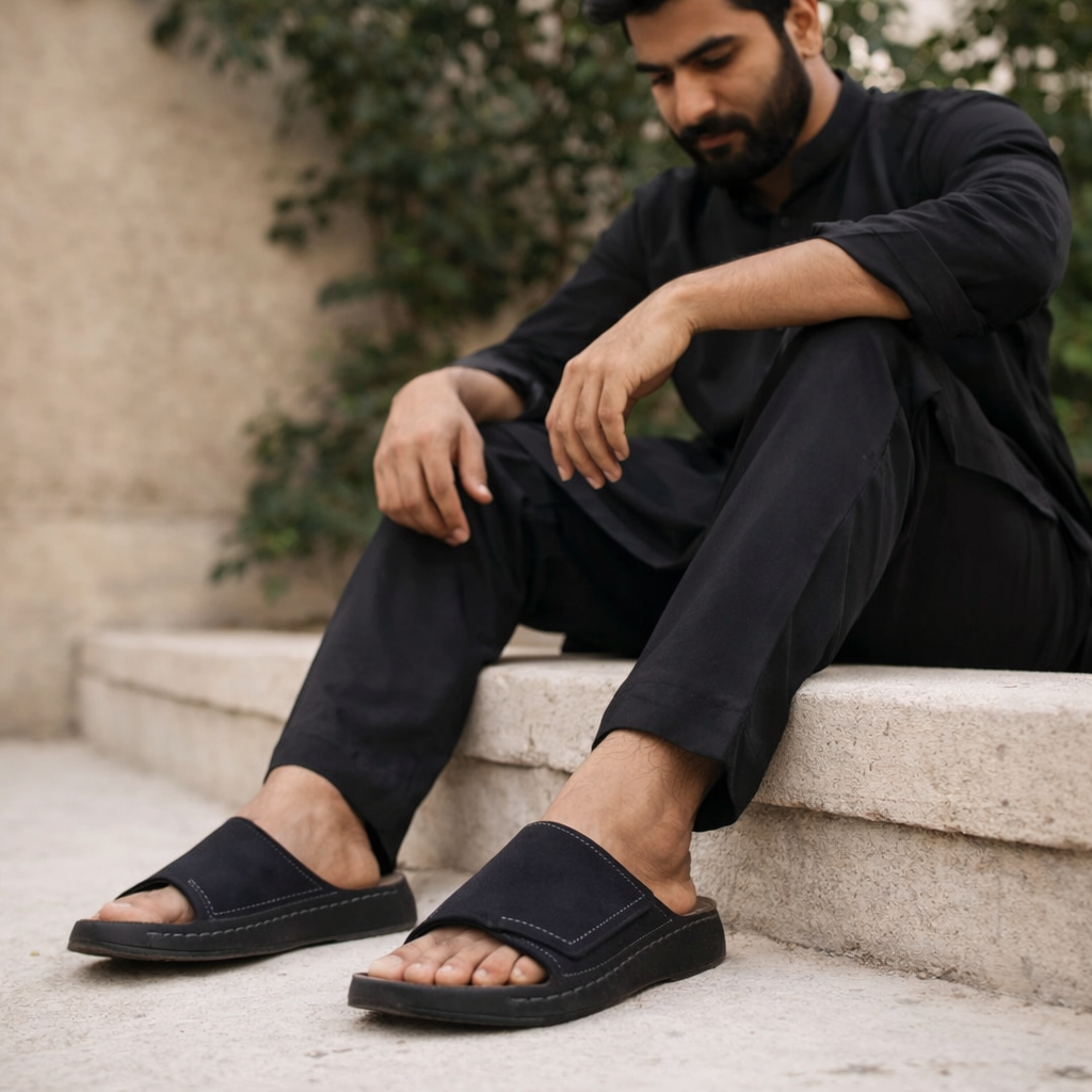 Velar : Premium Suede Sandal
