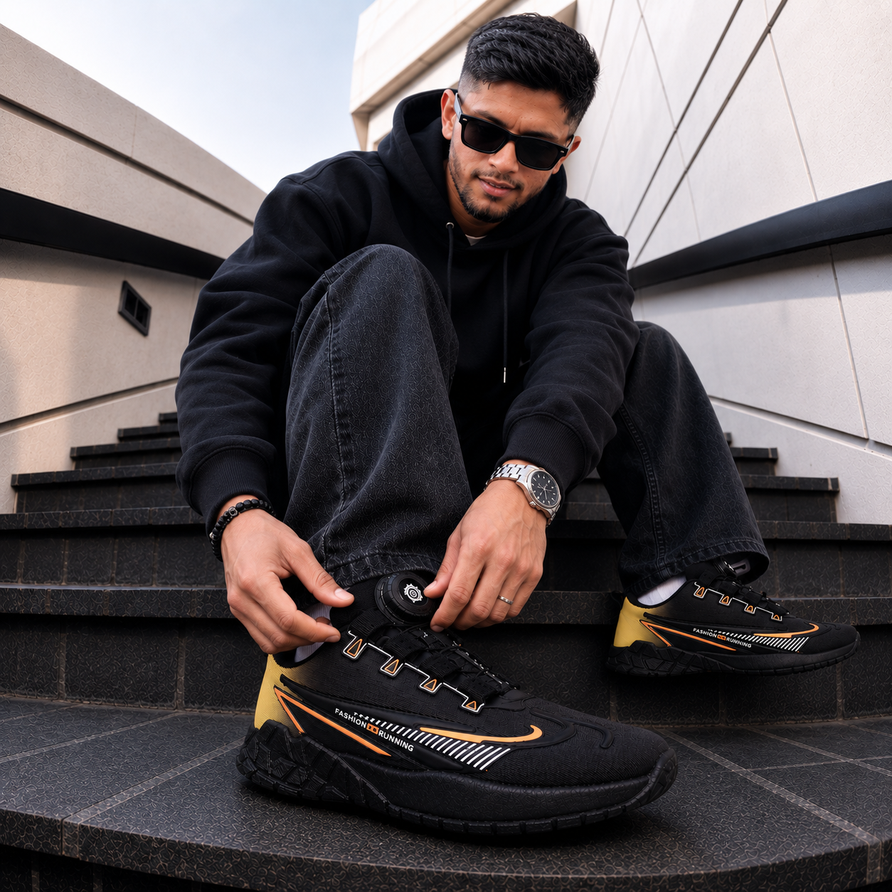 Hunter : Premium Dial Lace Shoes