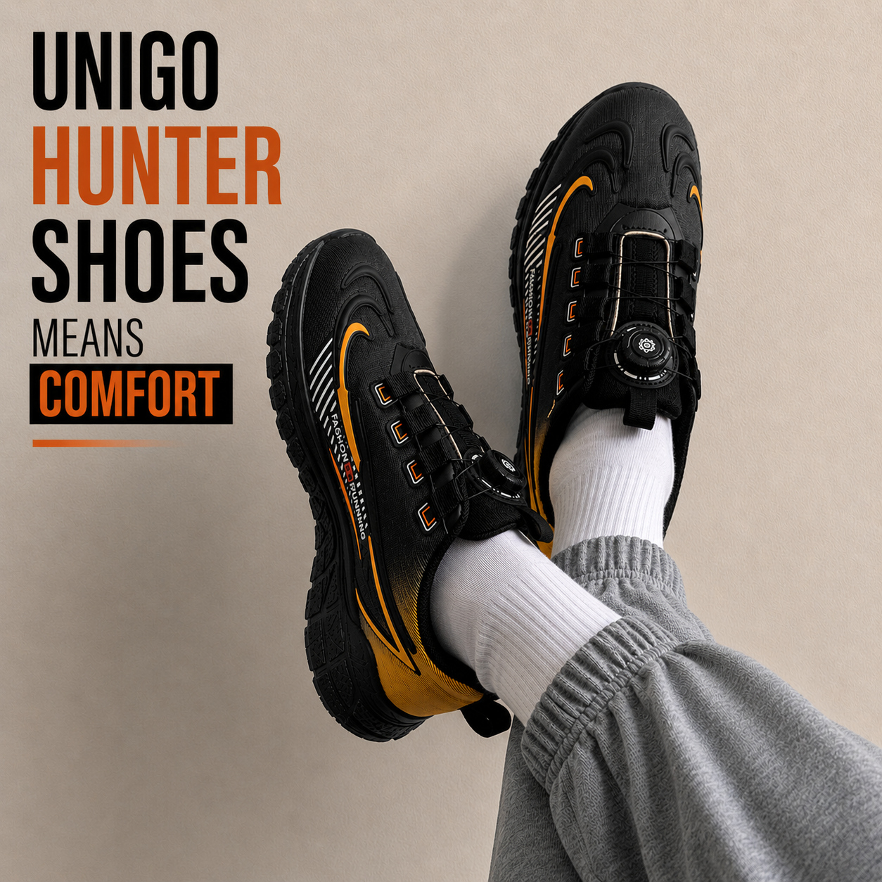 Hunter : Premium Dial Lace Shoes