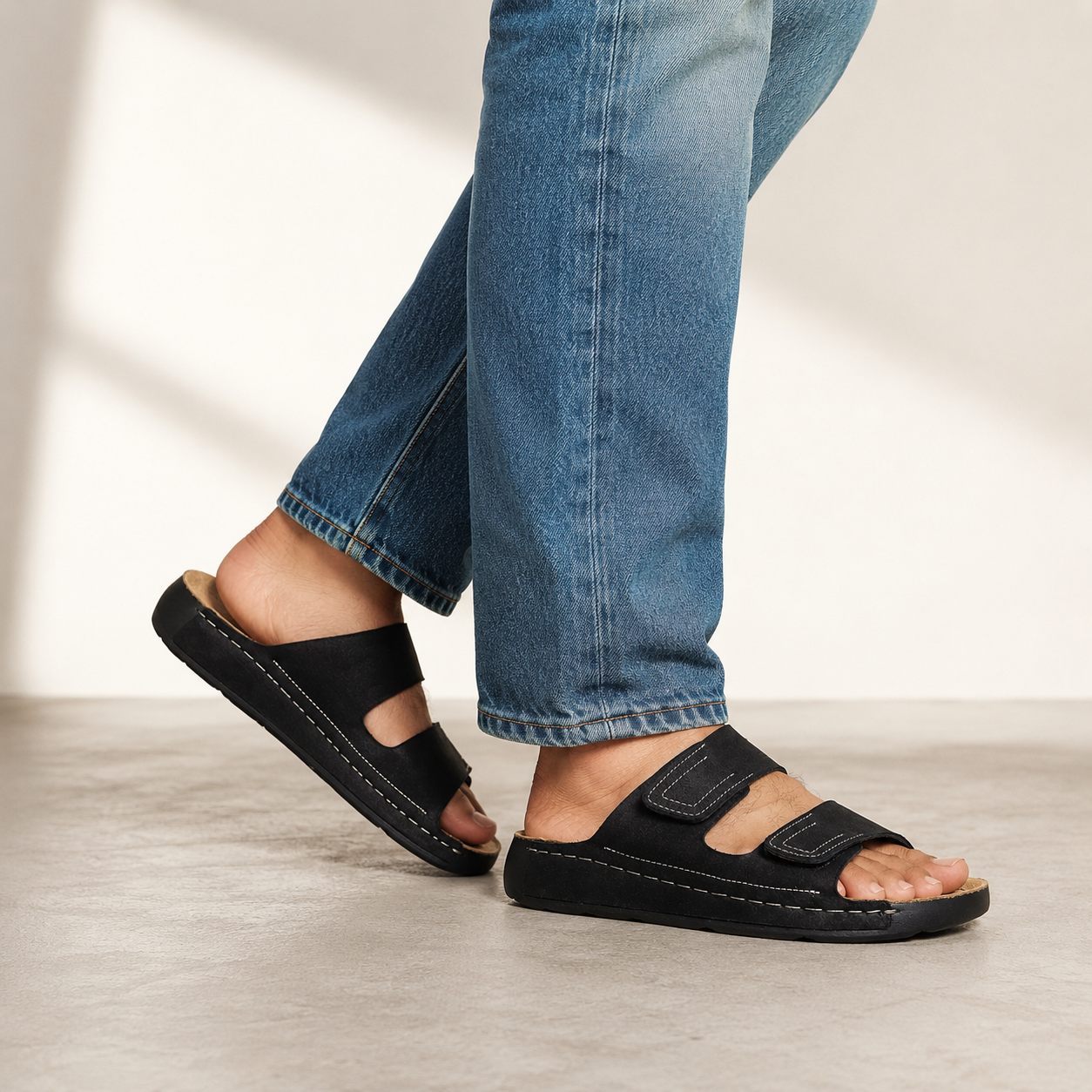 Cosmos: Luxe Suede Sandal