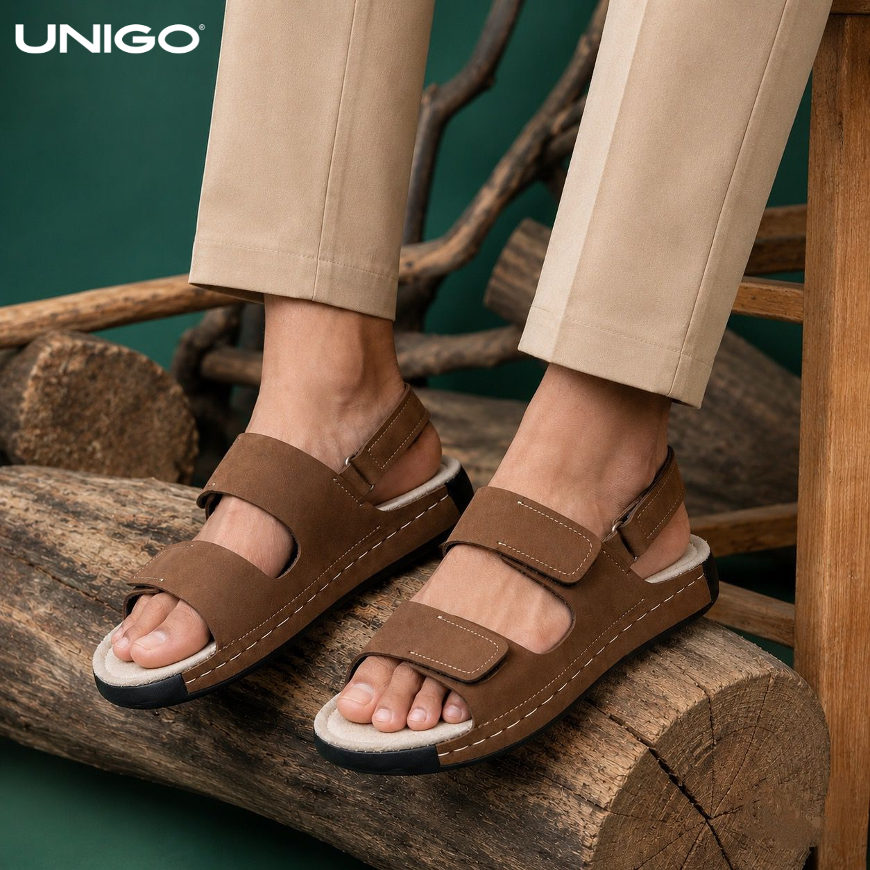 Hunk : Premium Suede Sandal